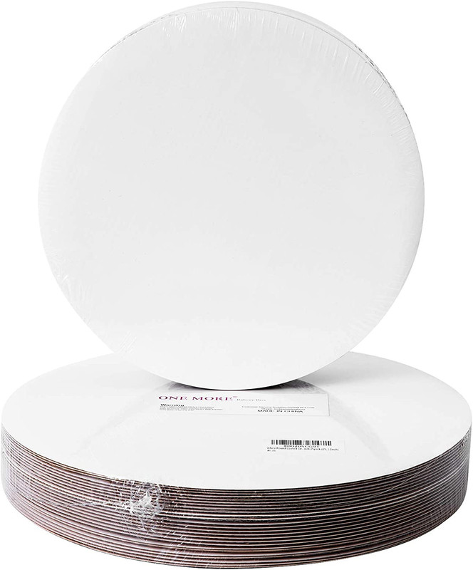 Bases redondas blancas pastel de 12 pulgadas desechables pack de 25 resistentes gallery