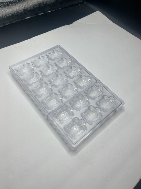 Chocolate World Polycarbonate 18 Cavities Turtle Chocolate Mold CW2222 gallery
