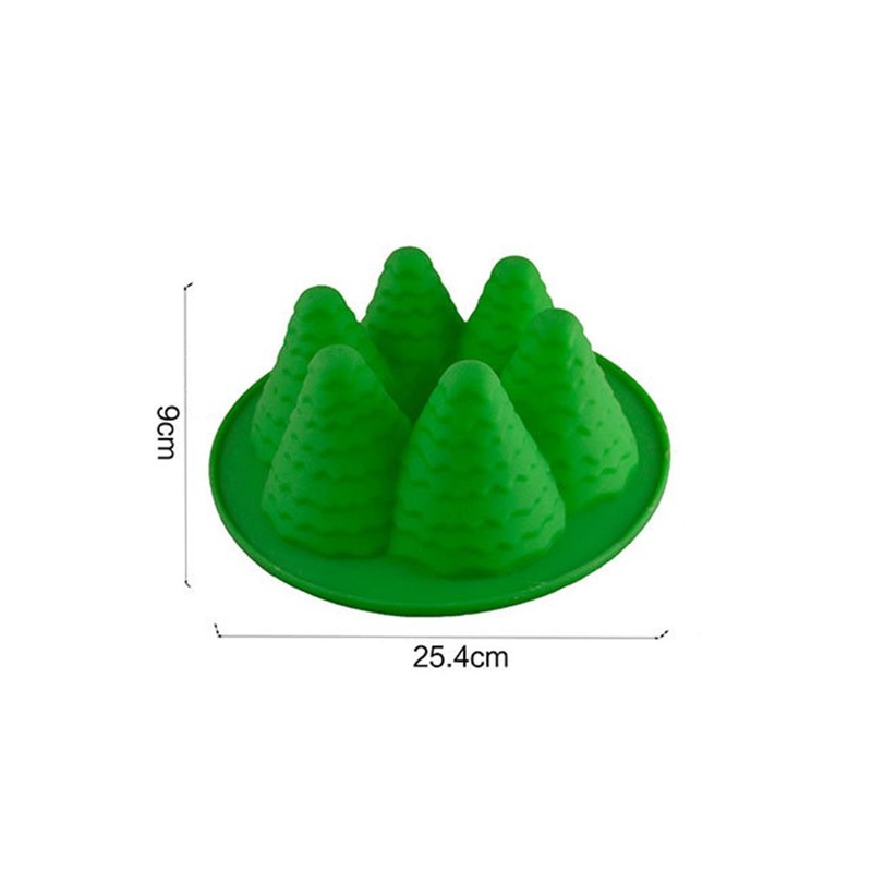 3 D Holiday Chocolate Molds Silicone Cupcake Pan Baking Christmas Template gallery