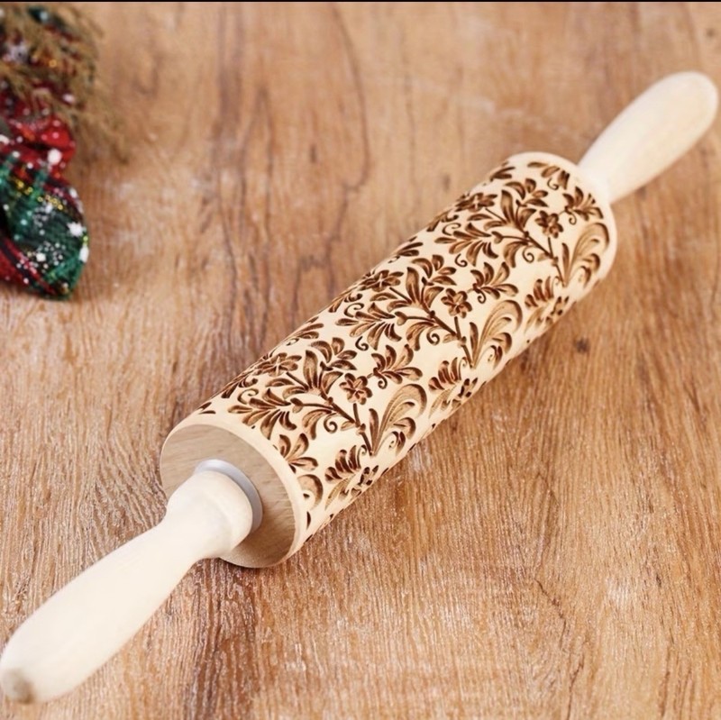 Wooden Rolling Pin for Baking French Tapered Pin for Dough Rolling