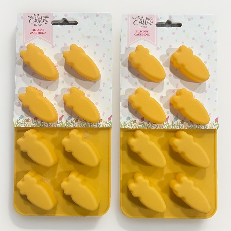Silicone Carrot Molds Brand New Decorations Chocolate 2 Sets