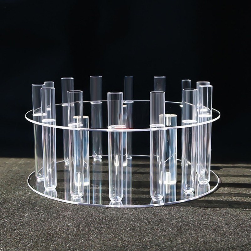 Acrylic Display Board for Cake Stands Refillable Round Floral Base 30x15cm gallery