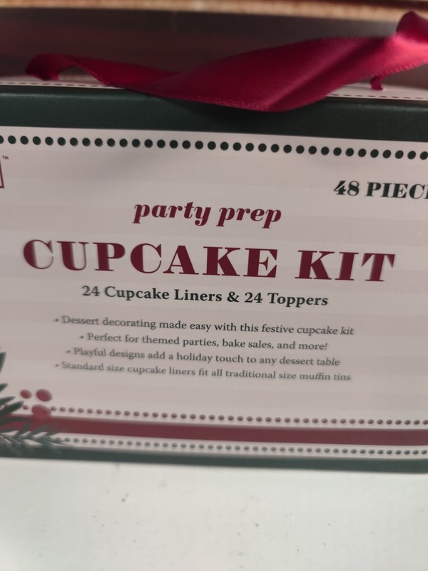CORE Cupcake Kit 24 Liners 24 Toppers Christmas Holiday Whimsical Decorate Theme gallery