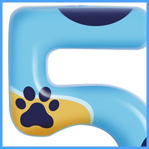 2.76 Inch Number 2 Cartoon Dog Birthday Candles, Blue Dog Number Candles, Cake gallery