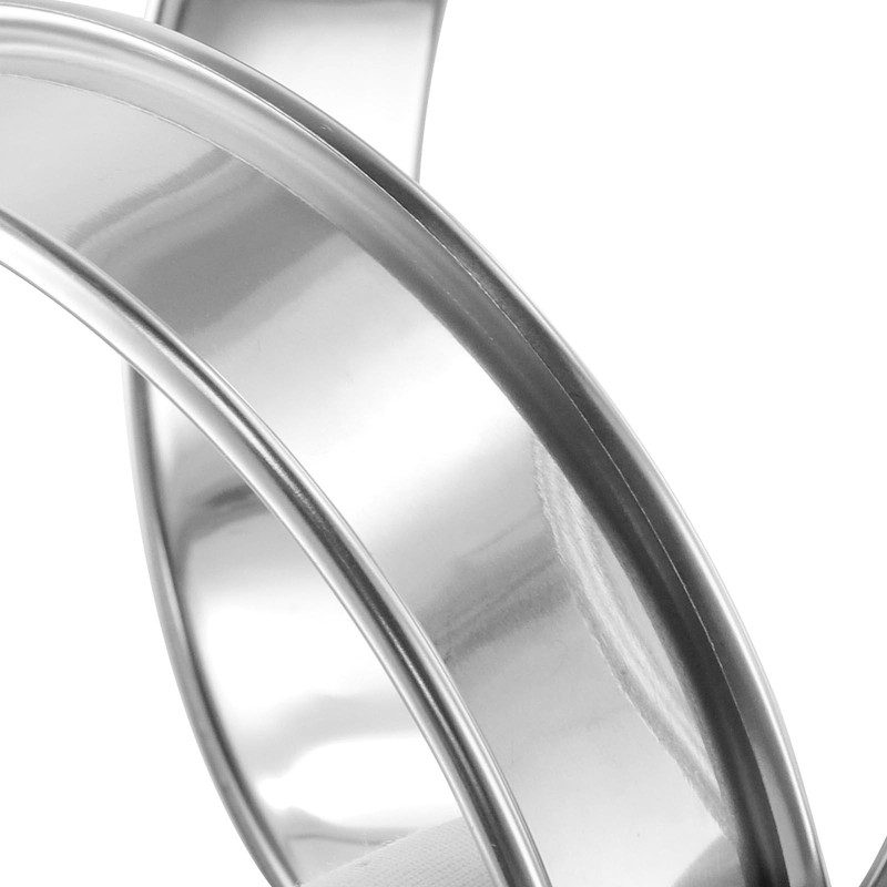 SENJEOK 30 Pack 4 Inch English Muffin Rings, Stainless Steel Crumpet Rings fo... gallery