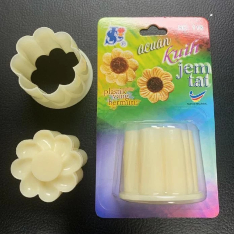 3 Combo Malaysia Pineapple Tart Jam Thumbprint Cookies Cutter Mold Marmalade gallery