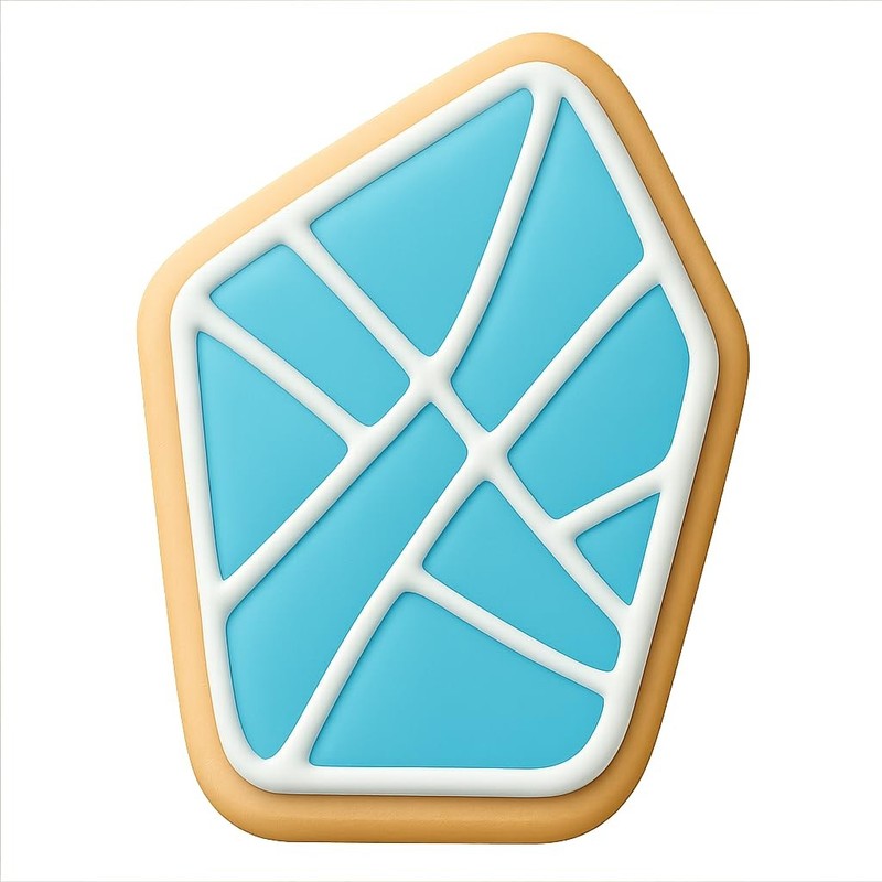 Stained Glass Shard Cookie Cutter & Stamp, Fondant & Clay - 4x3.5 gallery