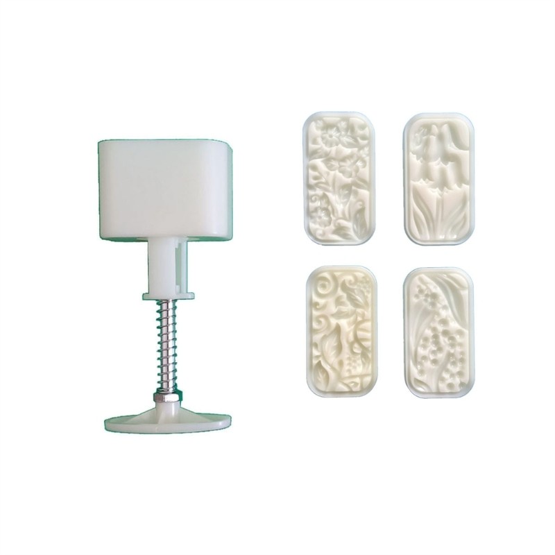 30g Mooncakes Molds Pastrys Stamps Flower Shape Mooncakes Hand Press Molds gallery