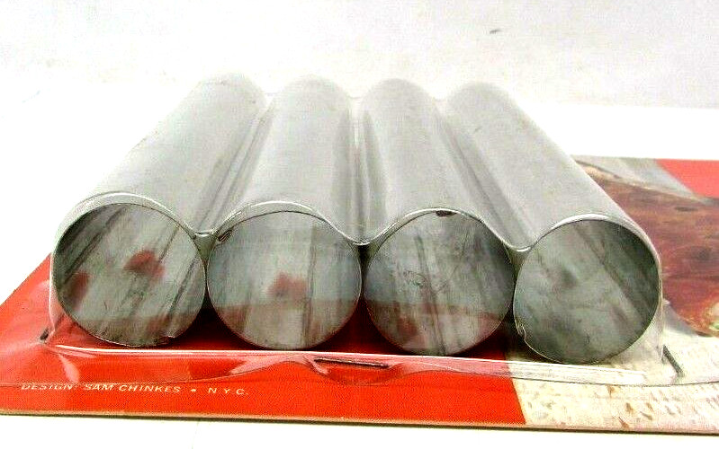 Rare Vintage Ateco Cannoli Forms Make Real Italian Cannolis No. 660 NOS NEW gallery