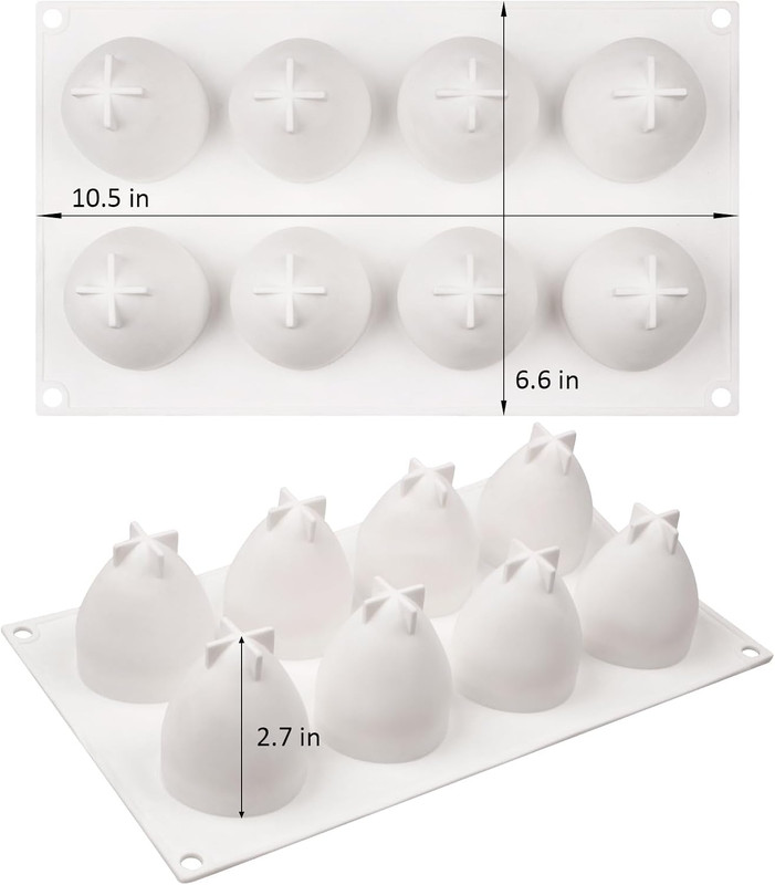Strawberry Shaped Silicone Mold, 3D Fruit Mousse Cake Mold for Cake Decoration C gallery