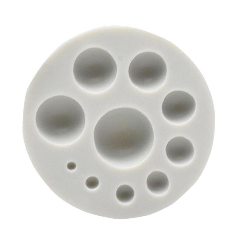 HALF SPHERES MOLD, Round Fondant Mold, Circles Mold, Dome, Cake Decoration, gallery