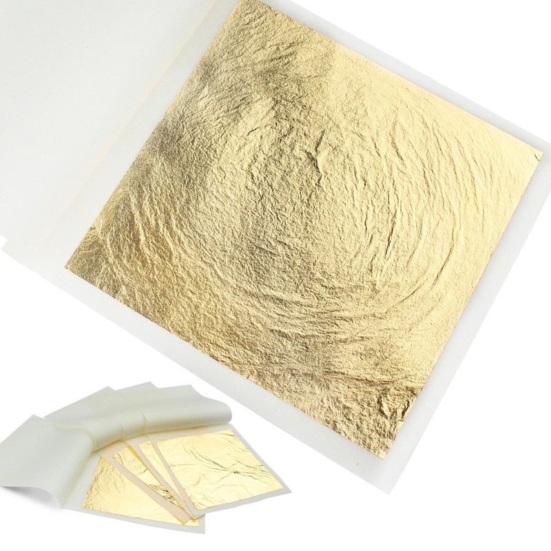 goldz Edible Gold Sheets 12 BIG SHEETS (10cm) in box