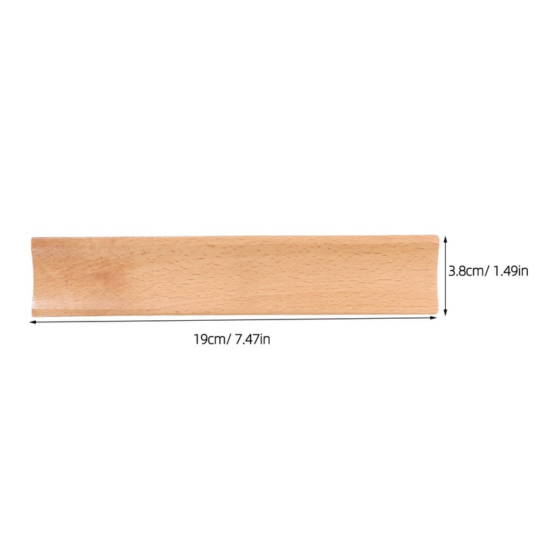2 Pcs Rolling Pin Roller Holder Wood Cradle Baking Pastry Display Rack gallery