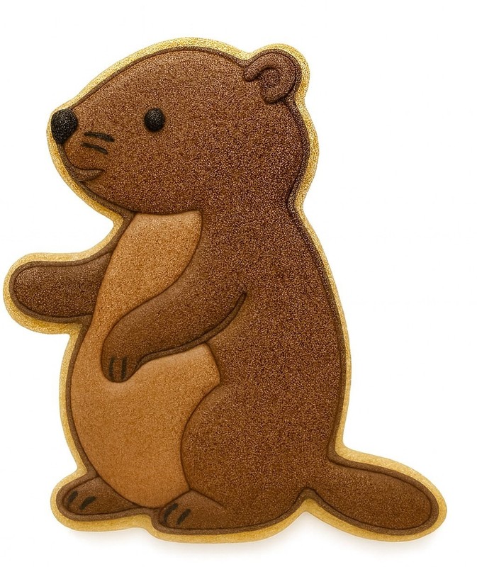 Groundhog Cookie Cutter 3'' Metal Woodland Animal Made in the USA gallery