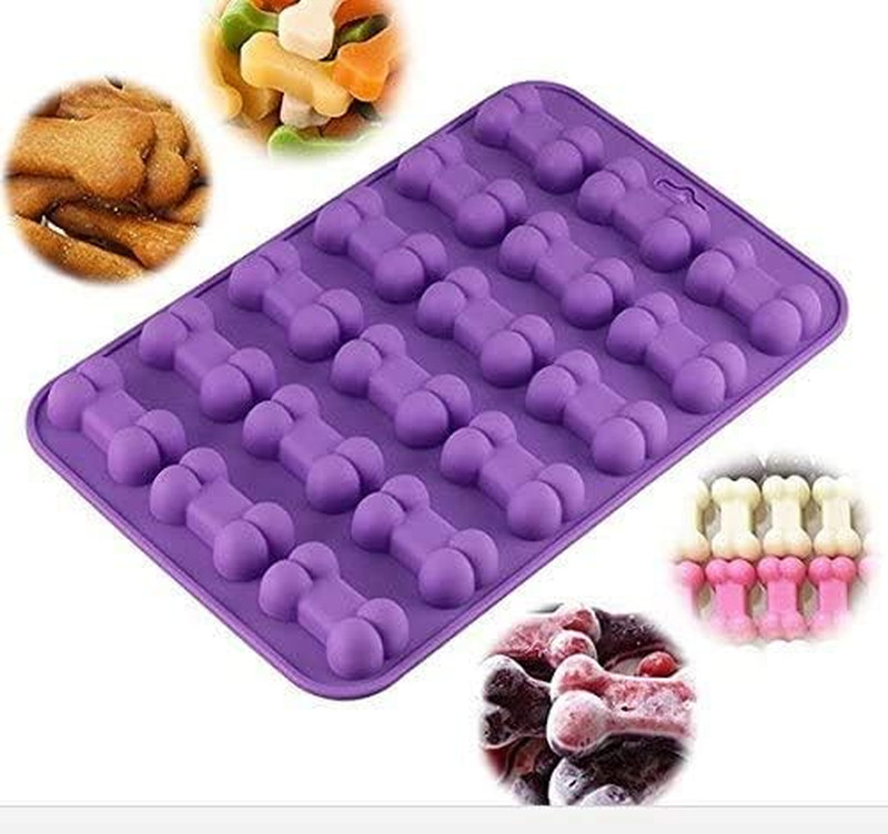 Silicone Molds Puppy Dog Paw and Bone Mold for Dog Treats, Homemade Non-Stick Fo gallery