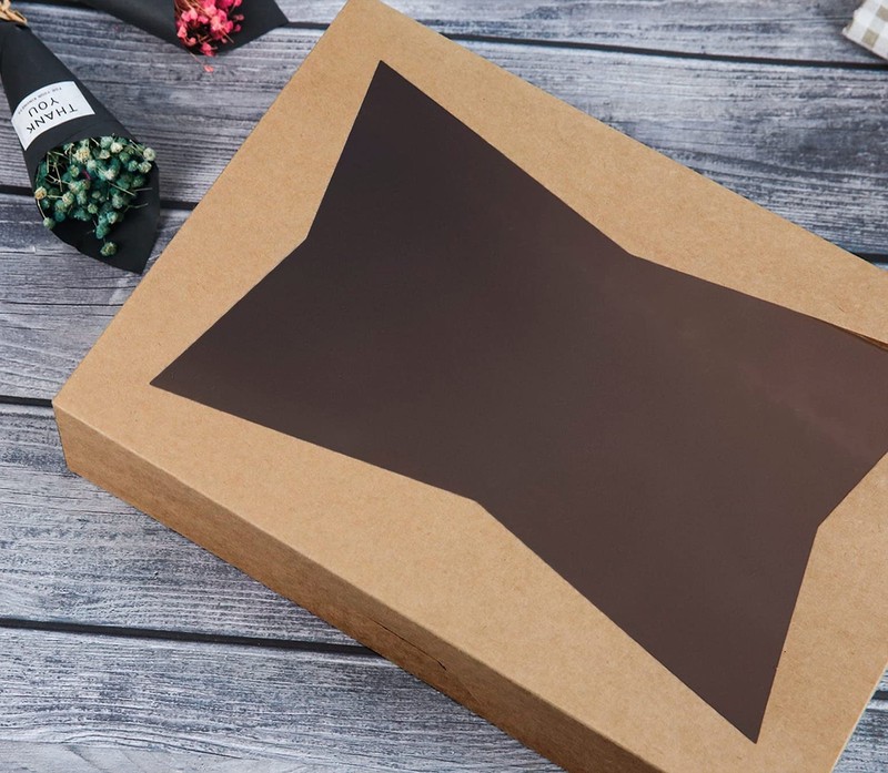 15-PACK Brown Pastry Bakery 16x11x2.75inch,Large Donuts,Muffins,Cookies Boxes... gallery