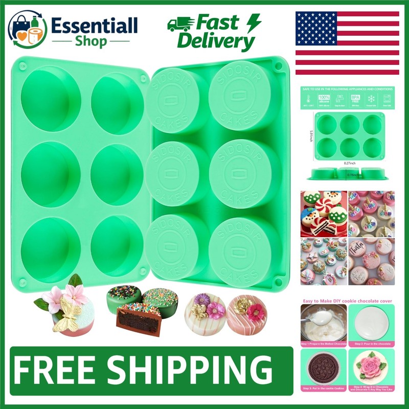 BPA-Free Flexible Silicone Mold: Perfect for Oreo Chocolates & Jelly