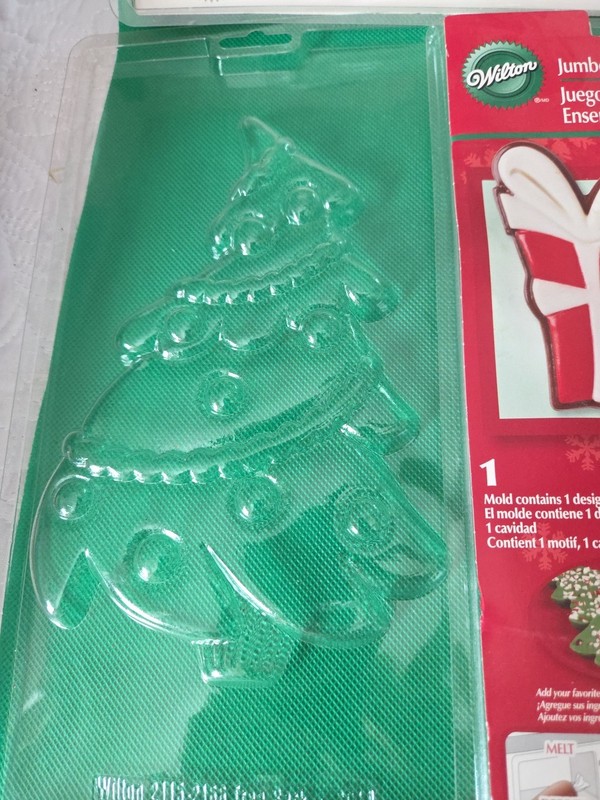 Candy Molds Long Christmas Tree & Present Two Piece Set. gallery