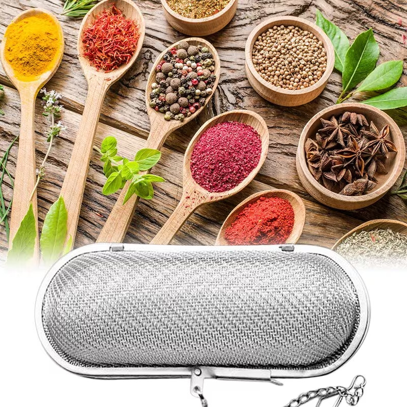 1~3x Stainless Steel Cooking Spices Infuser Fine Mesh Loose Tea Herbal Strainer gallery