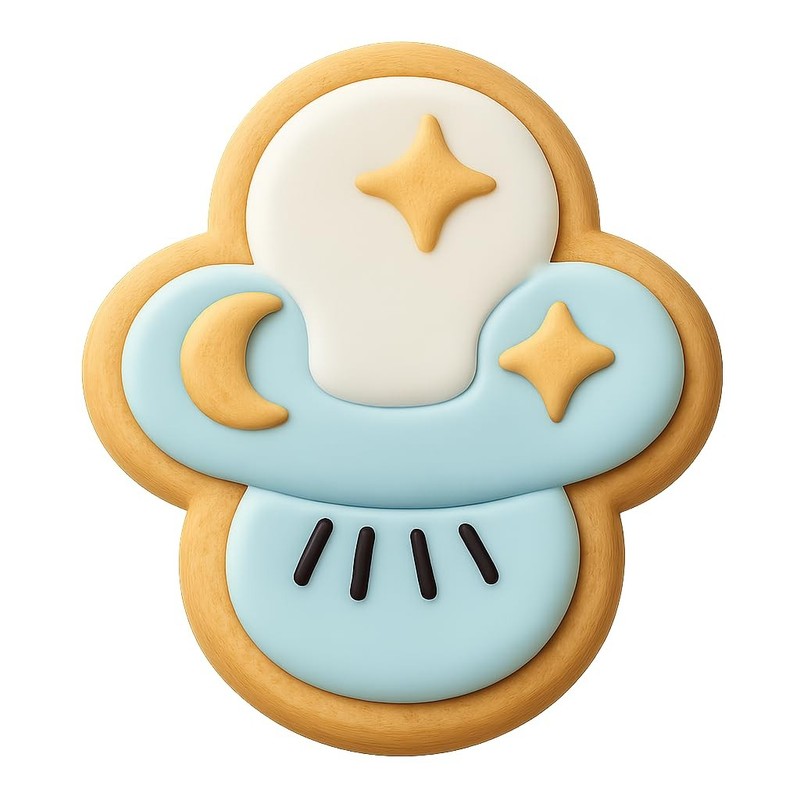 Pacifier Prediction Cookie Cutter & Stamp – 4×3.2 Fun Kitchen Baking