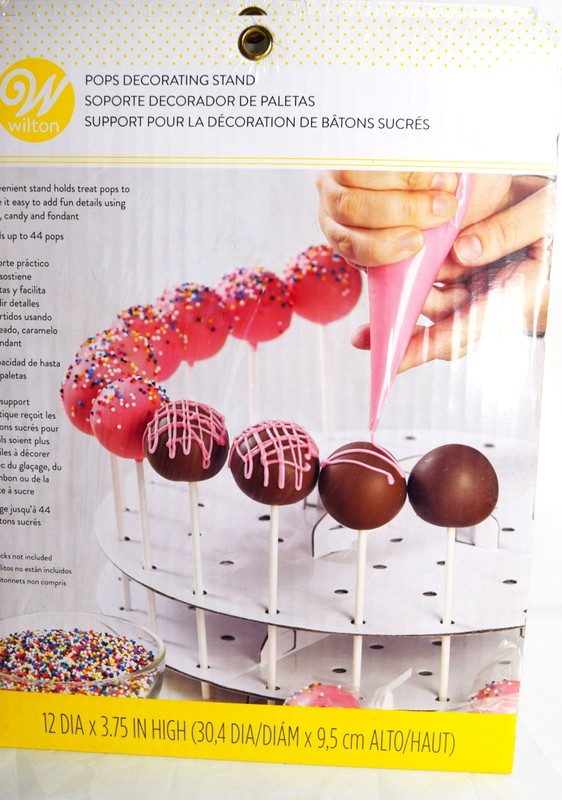 Wilton 2-Tier Cake Pop Stand (Holds 44), White Stand for Desserts on Sticks NEW gallery