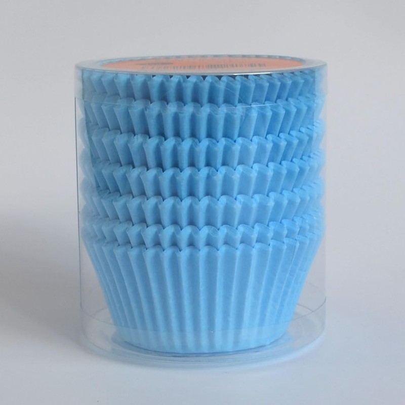 Blue Cupcake Liners Greaseproof Paper Standard Baking Cups for Party and More... gallery