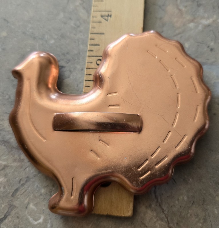 Copper Aluminum Cookie Cutters Kitchen Dining Baking Set of 3 Farmhouse Cottage gallery