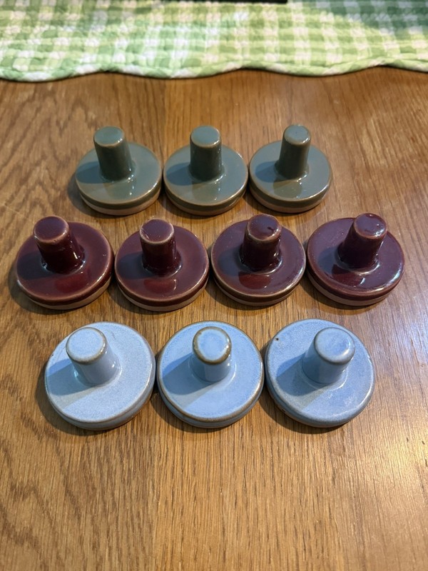 Vintage Rycraft 2" Terra Cotta Cookie Press Lot Of 10 gallery