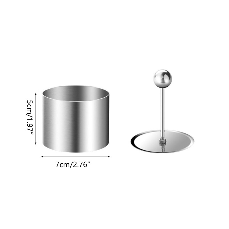 Versatile Rice Molds Round Dessert Rings Easy to Use Cake Moulds Rings gallery