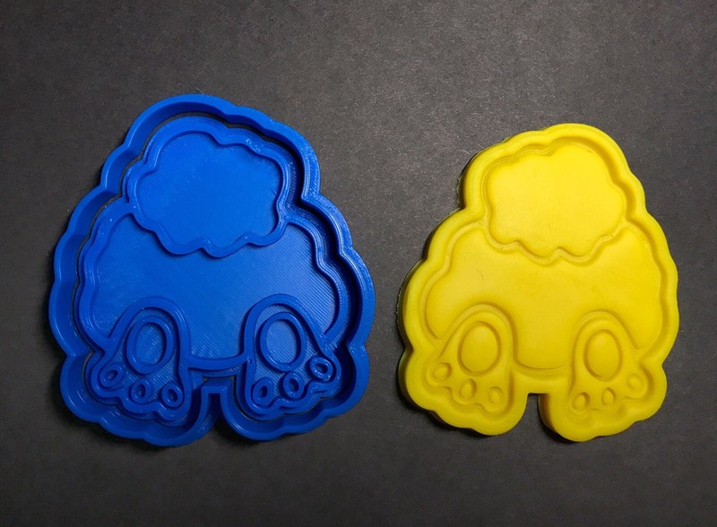 Easter Cookie Cutter Stamp 5pcs Set Happy Easter Stamp Bunny Bum Easter Egg gallery