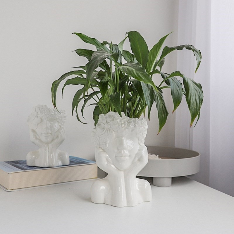 Planter Molds Artistic Human Figure Shape Flowerpot Moulds for Hand-Making Vase gallery