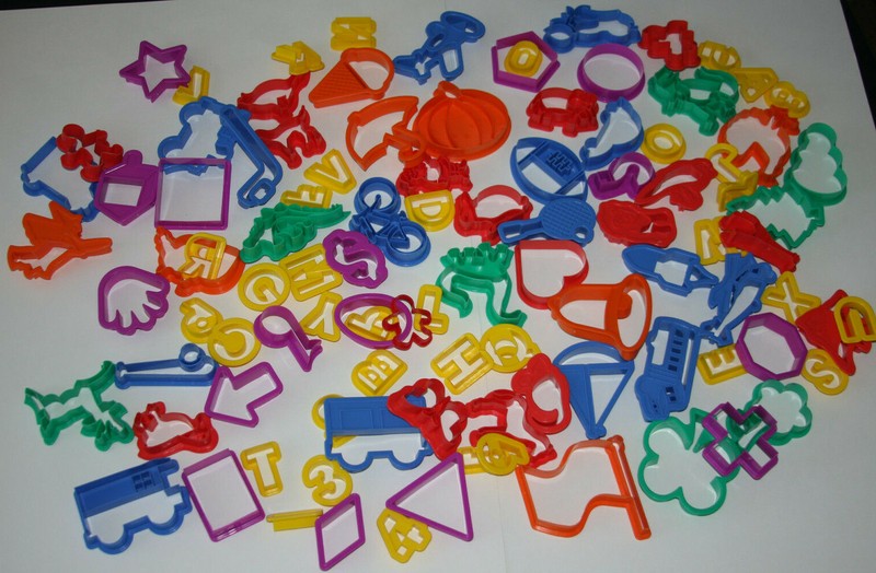 101 Plastic Cookie Cutters Mixed Variety