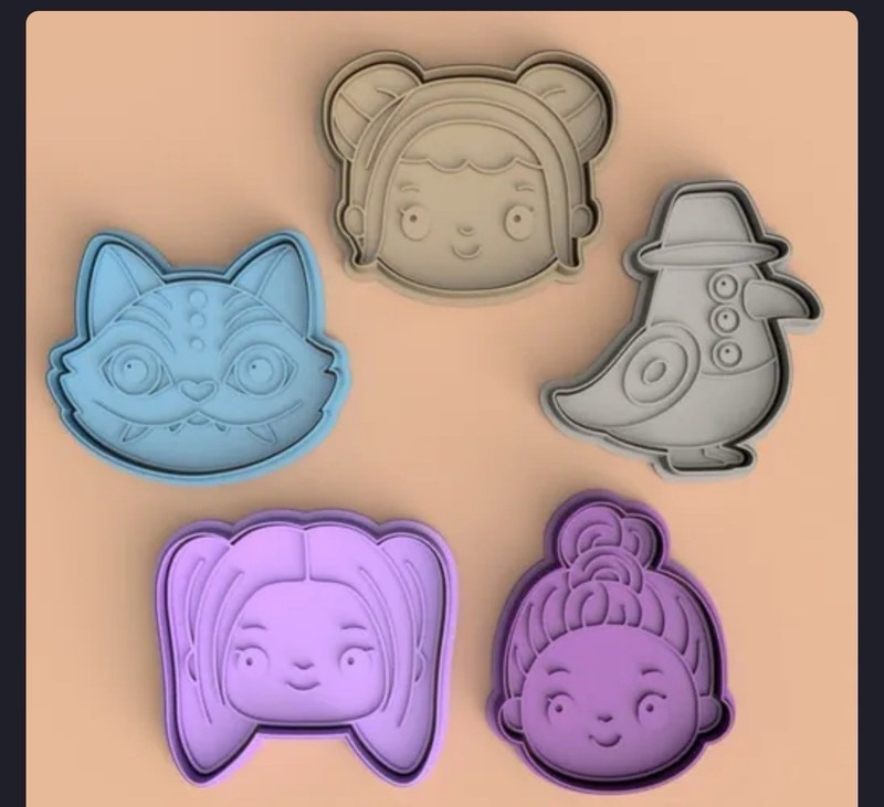 K-POP DEMON HUNTERS COOKIE CUTTER Set