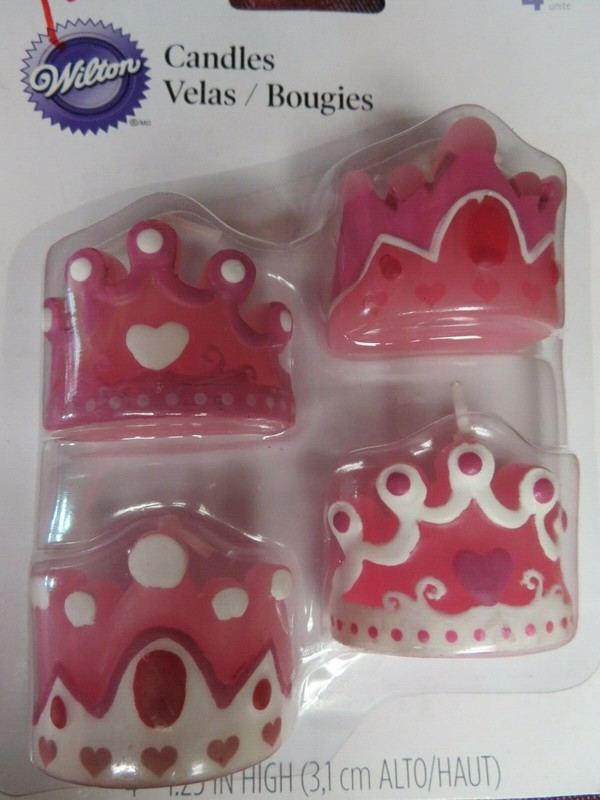 WILTON- PRINCESS 3 PC SET- PIX(12pc), CANDLE (4 pc.) & Treat Bags(20 pc.) -NEW gallery