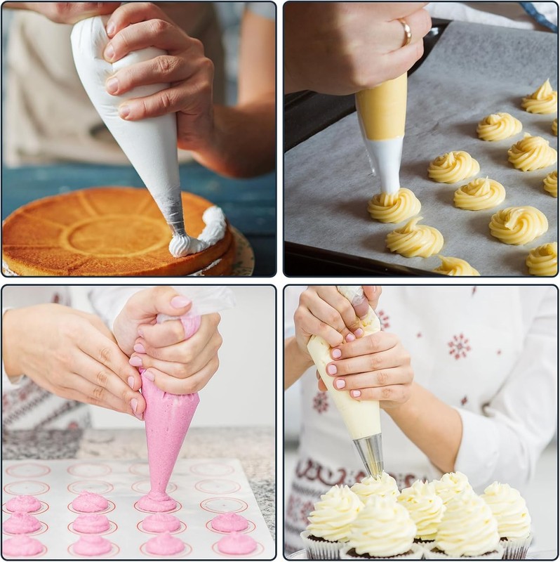 100 Pcs Disposable Piping Bags 10inch Anti Burst Pastry Bags Pastry Bag Pastry gallery