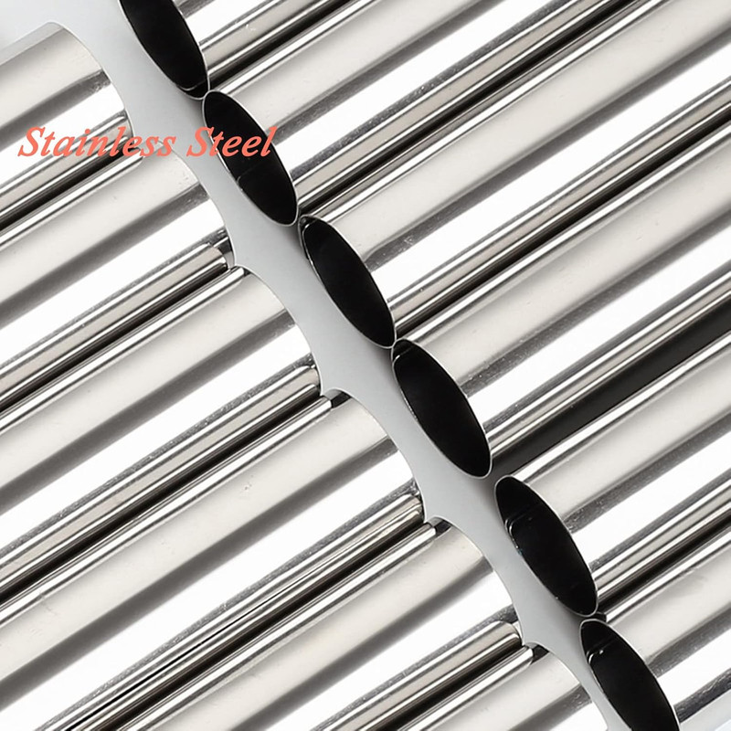 12 Pack Cannoli Tube Non Stick Stainless Steel Cream Horn Mold Danish Pastry Can gallery