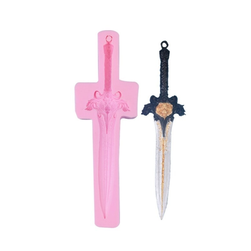 Sword Shape Silicone Chocolate Molds Bakeware Baking Accessories Fondant Moulds gallery