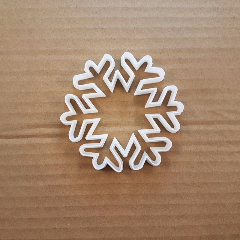 Snowflake Frost Weather Shape Cookie Cutter Dough Biscuit Pastry Fondant Sharp gallery