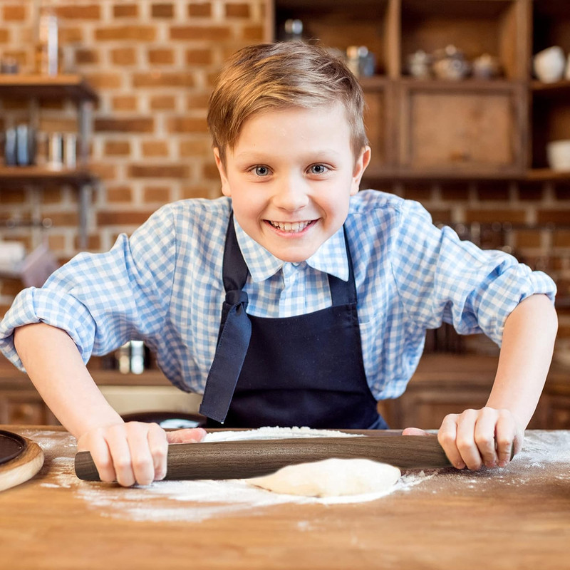 French Rolling Pin (17 Inches) –Woodenroll Pin for Fondant, Pie Crust, Cookie, P gallery
