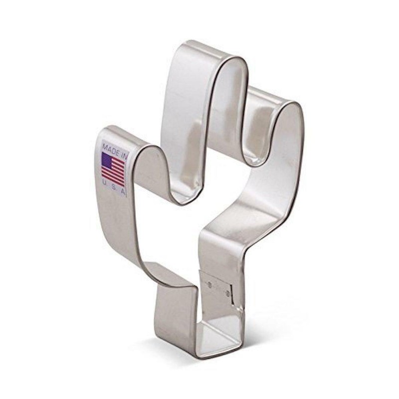 Cactus Cookie Cutter – 4 Inch Ann Clark – Tin Plated Steel