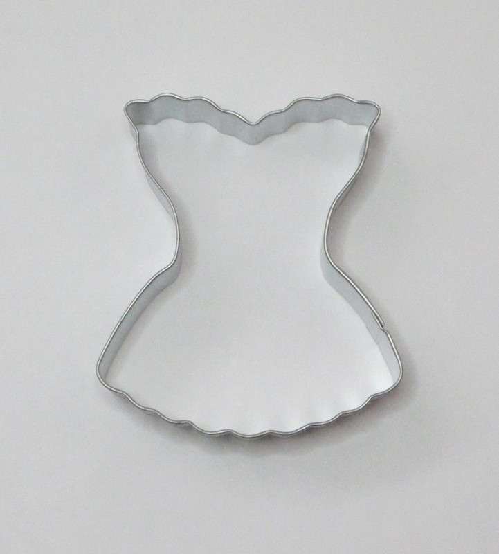 3.5″ Fluted Corset Cookie Cutter Tin Steel Bridal Shower Bachelorette Party