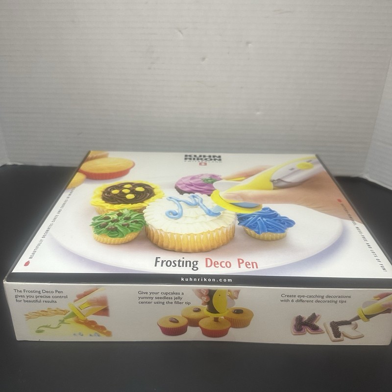 Kuhn Rikon Frosting Deco Pen for Cakes Cupcakes Cookies Decorating Sealed New gallery