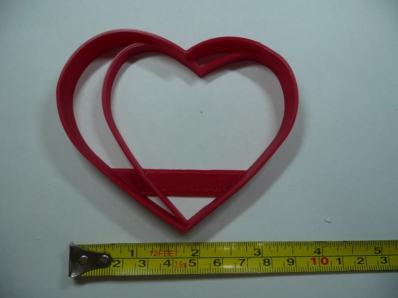 CANDY HEART SHAPE VALENTINES COOKIE CUTTER MADE IN USA PR5491 gallery