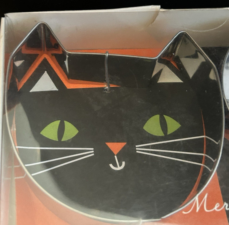 Meri Meri Boxed Set of 4 Halloween Cookie Cutters Never Opened Stainless Steel gallery