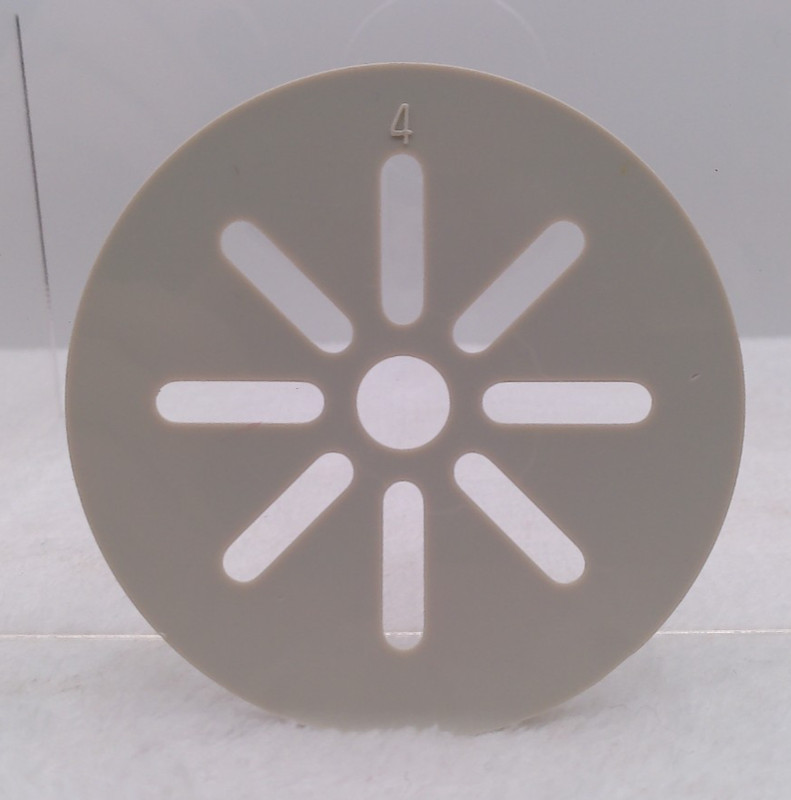 The Pampered Chef Cookie Press Parts Cookie Disc # 4 Replacement Disk