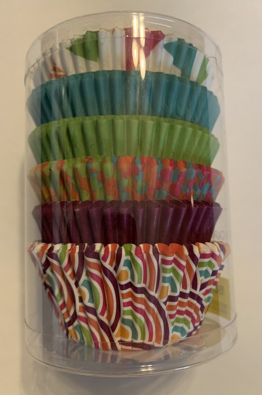 Wilton Citrus Circles Standard Baking Cups Paper Party Liners 150 ct Variety gallery