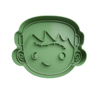Frankenstein Head Halloween Cookie Cutter Fondant Biscuit Baking Tool