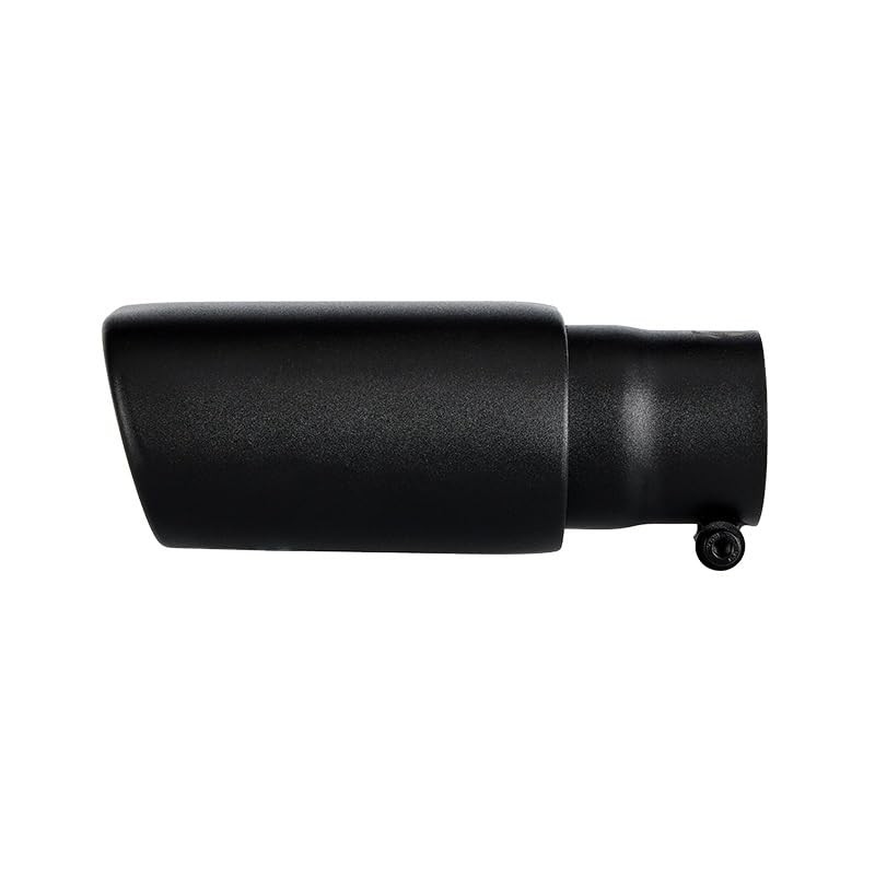 2.5'' Inlet Exhaust tip Stainless Steel,Rectangle Muffler Tail Pipe | Fit Black gallery