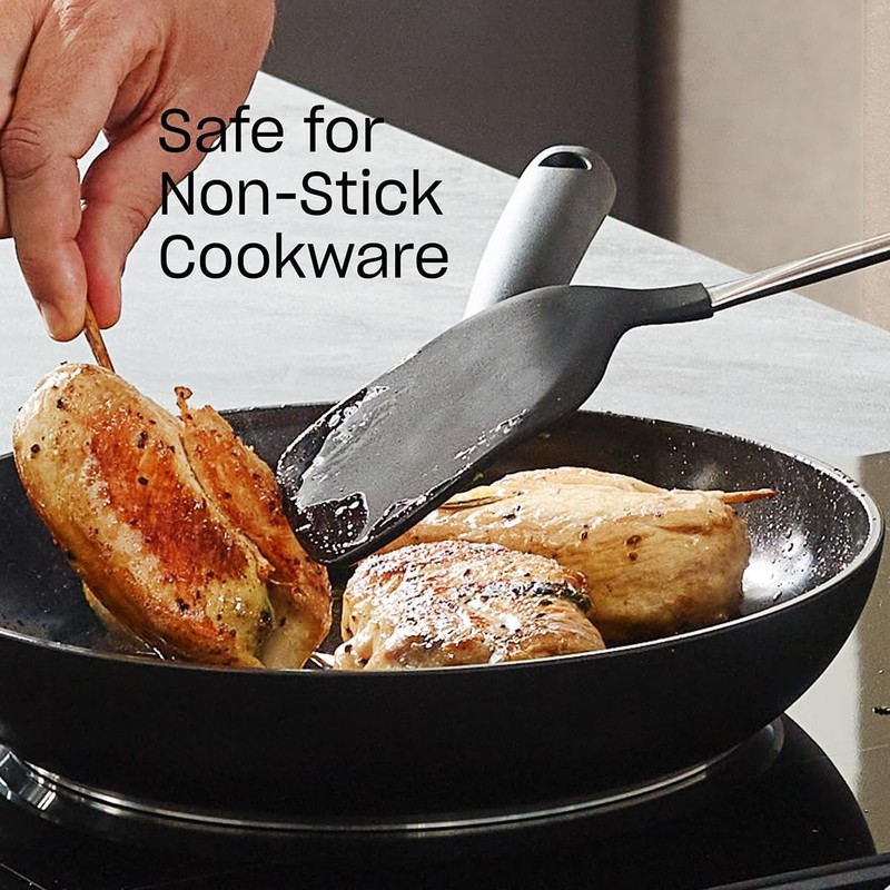 ential Silicone Spatula, Wok Turner, Heat-Resistant Nonsti gallery