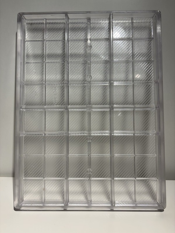 Lot of 4 Polycarbonate Chocolate bar Molds- Made In Germany- BAR SHAPE gallery